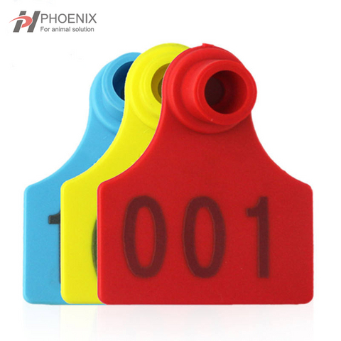 Пластиковые бирки уха свиньи овец крупного рогатого скота для меток вида животноводства 